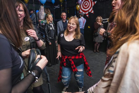 Absolwenckie potupaje na UMK [fot. Szymon Zdziebło]